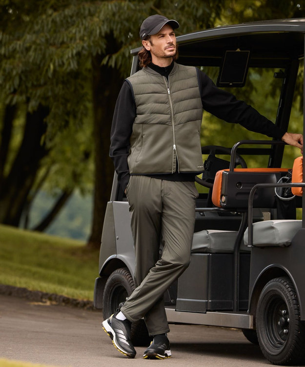 ZERO HALLIBURTON 中綿ハイブリットベスト ZHG-M5A2a 85108 カーキ