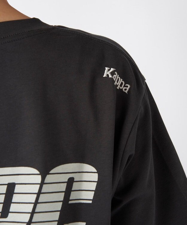 OP／FILA 【Kappa】ランニンググラフィック Tシャツ ブラック