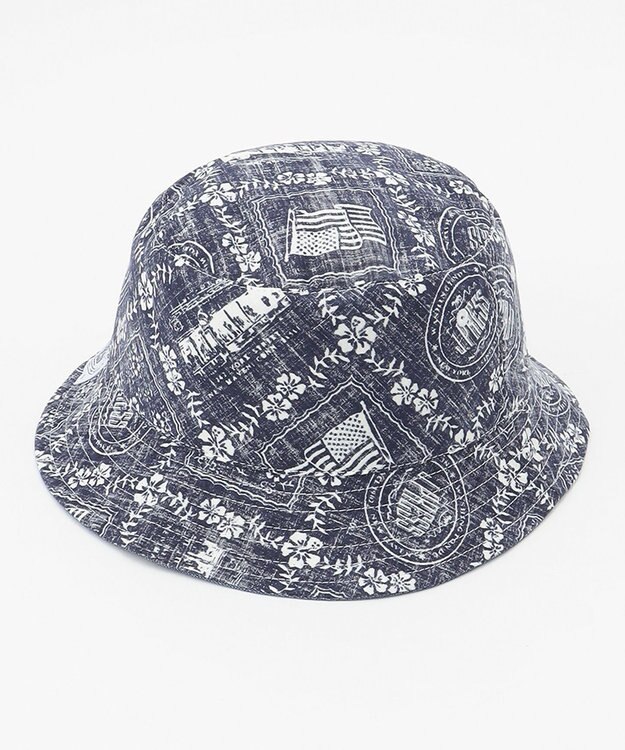 J.PRESS MEN 【120th anniversary】Reyn spooner×J.PRESS リバースプリント バケットハット ネイビー系5