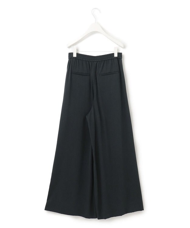 ICB 【洗える】 フィブリルツイル タックパンツ ブラック系