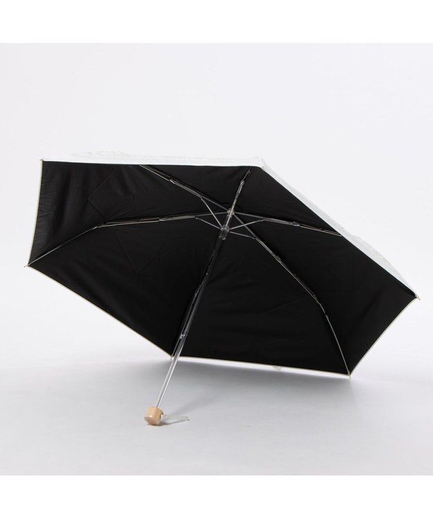 UNBILLION カシュネ cachenez /【晴雨兼用　日傘　UVカット率・遮光率100％生地使用 】PUエパヌイールアラベスクミニ折りたたみ傘 ベージュ