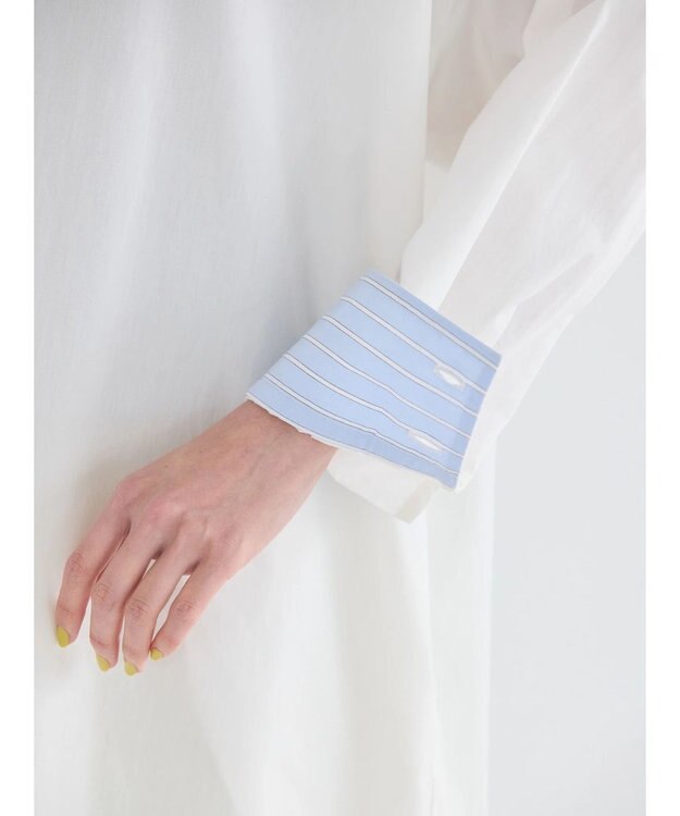 AMERICAN HOLIC ＵＶカット綿ブロードシャツワンピース Off White