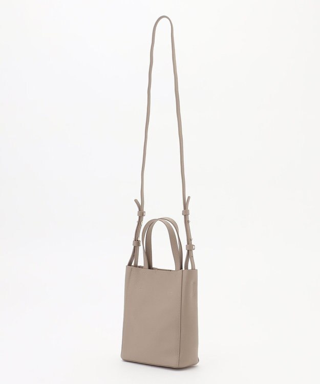 Y'SACCS Y’SACCS×SHIHO　SQUITTY (スクイッティ)レザーミニショルダーバッグ グレージュ