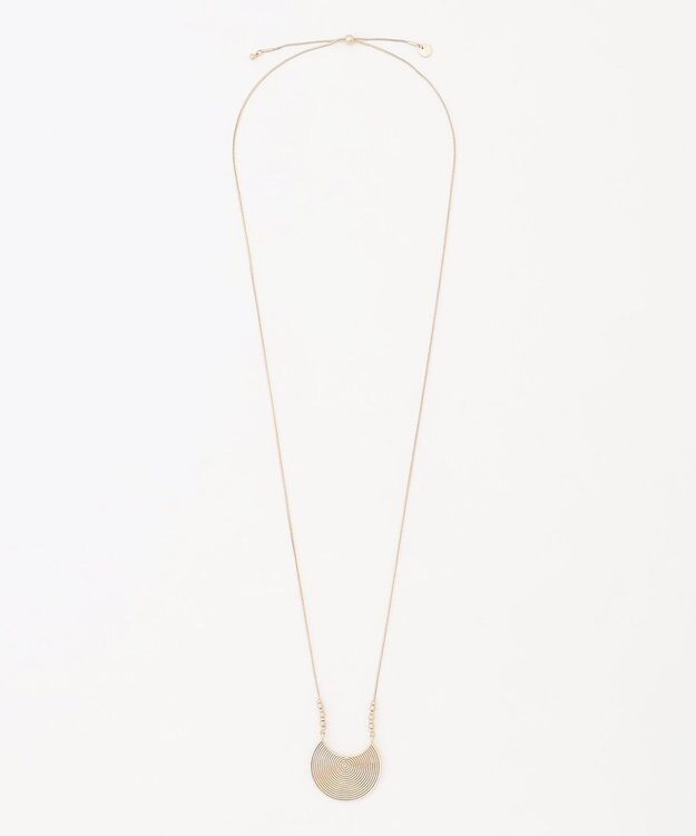 自由区 スワール ネックレス マットゴールド