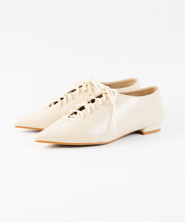 BONTRE 【MIONOTIS/ミオノティス】2WAYレースアップバブーシュ/492B エクリュ