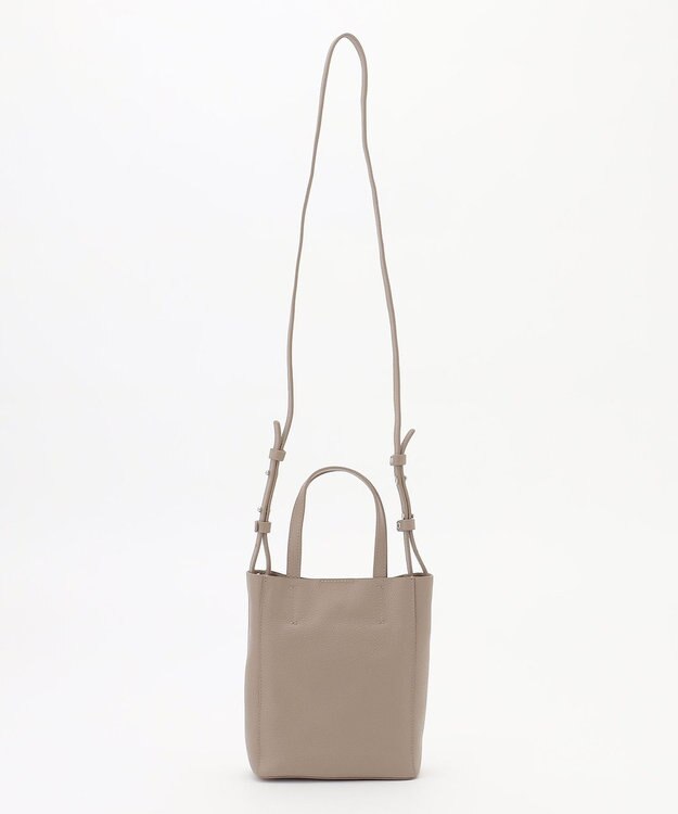 Y'SACCS Y’SACCS×SHIHO　SQUITTY (スクイッティ)レザーミニショルダーバッグ グレージュ