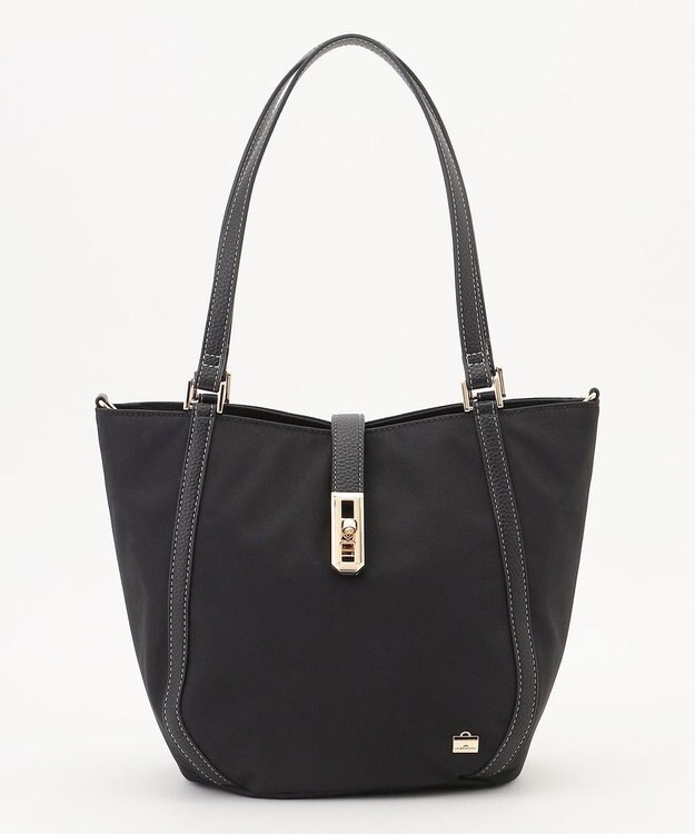 LA BAGAGERIE ポリエステルオックス2wayトート ブラック