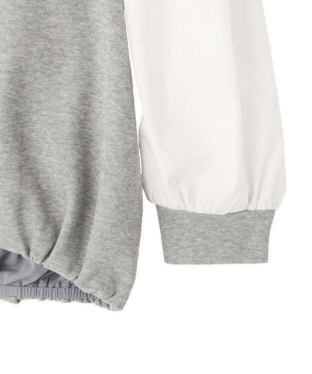 YECCA VECCA アシメバルーンプルオーバー Gray