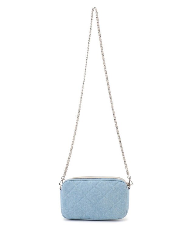 23区 【Oggi3月号掲載】デニム キルティング ショルダーバッグ スカイブルー系