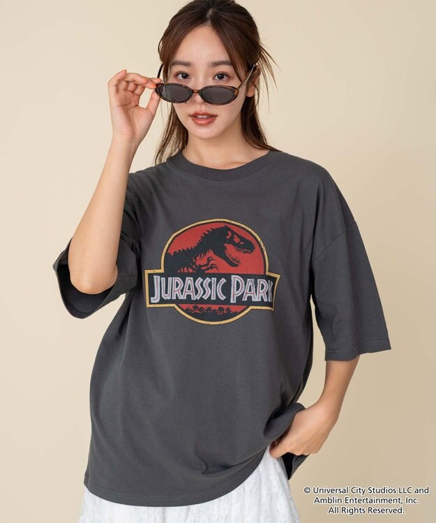 WEGO 【ユニセックス着用ITEM/SMLサイズ展開】JURASSIC　PARKグラフィックT（S） 柄2