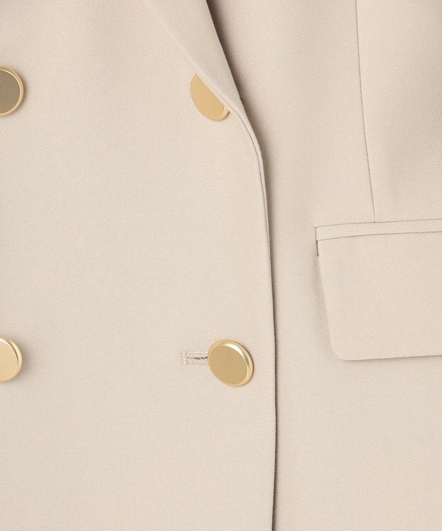 ANY SIS S 【洗える】褒めらレディテーラード ジャケット ライトベージュ