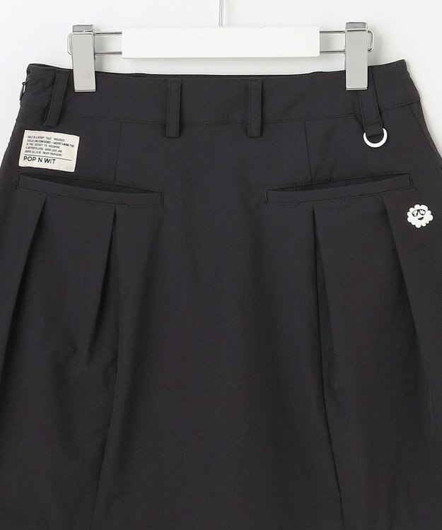 PW CIRCULUS 【WOMEN】カーゴ プリーツスカート ゴルフウェア レディース ブラック系