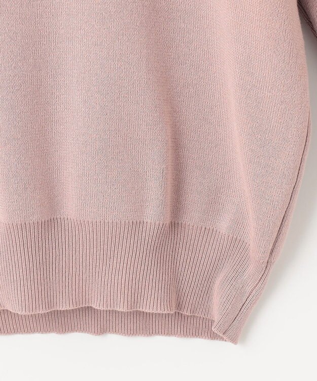 Feroux 【洗える】袖フレアニット プルオーバー ピンク系