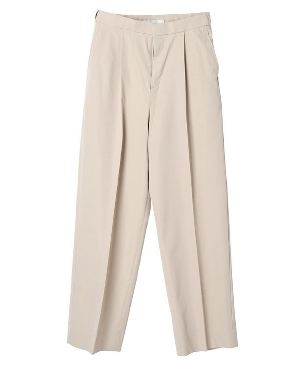 Green Parks きれいシルエットパンツ（ワイドストレート） Beige