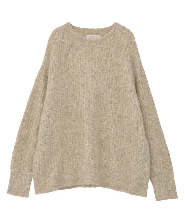 Green Parks ブークレＭＩＸニットチュニック Ivory