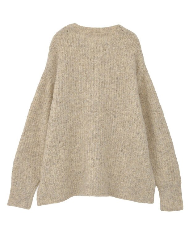 Green Parks ブークレＭＩＸニットチュニック Ivory