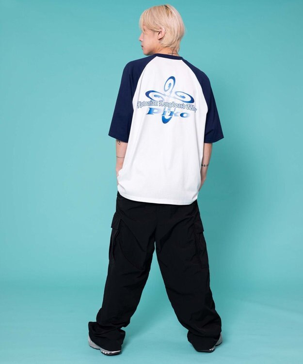 WEGO 別注PIKOラグラングラフィックT（SS） ネイビー