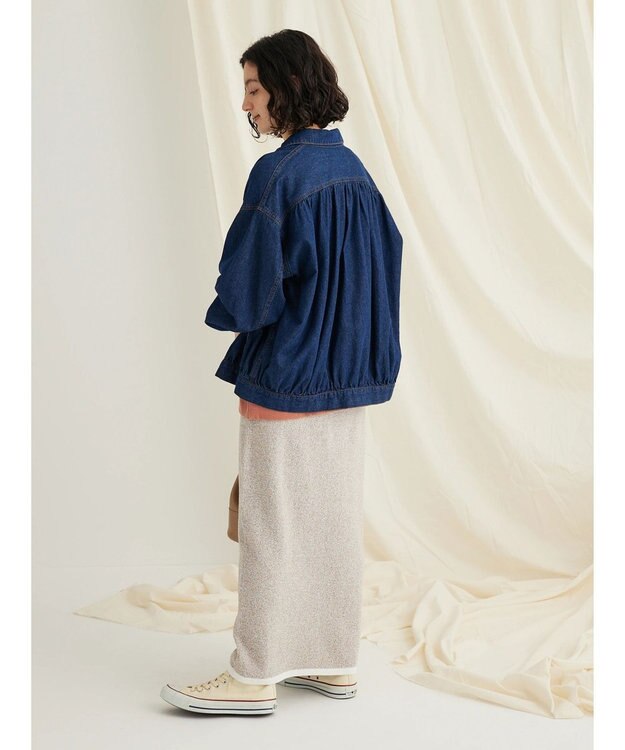 CRAFT STANDARD BOUTIQUE ライトデニムギャザーＧジャン Dark Indigo