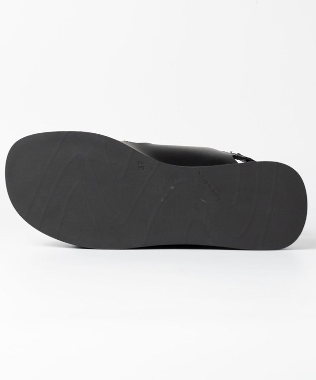 BONTRE 【BONTRE/ボントレ】厚底ダブルベルトサンダル/40353-US ブラック