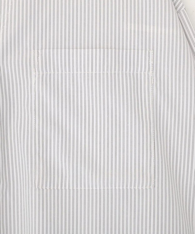 AMERICAN HOLIC 【イージーケア】ストライプVネックシャツ Off White