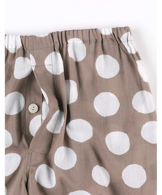 ワコール／睡眠科学 パジャマ 【SOU・SOU（R）】 綿100%(本体) 高島ちぢみ（R） 5分袖 半袖 7分丈 メンズ YGT124 睡眠科学／ワコール ブラウン