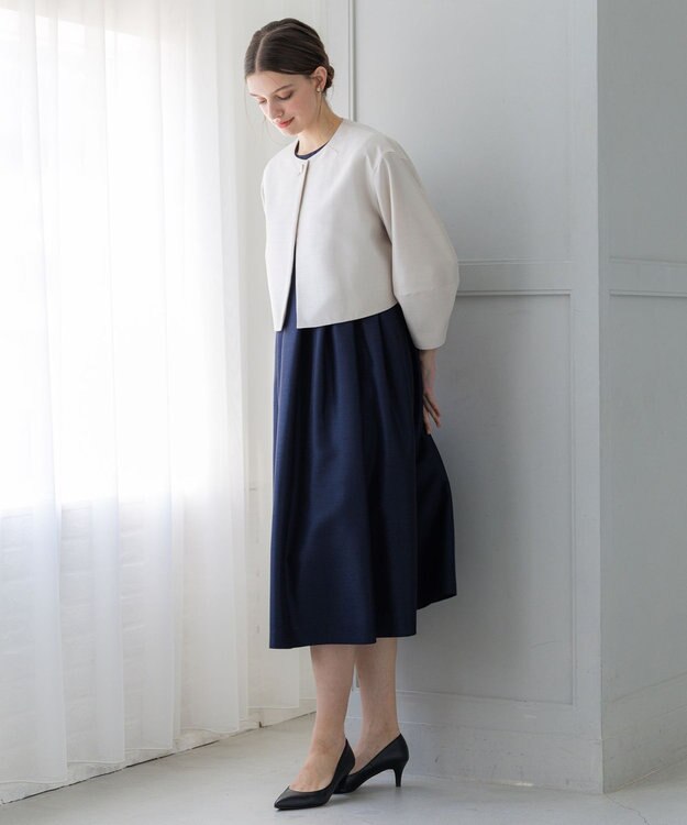 23区 【APPLAUDIR】トリアセシャンタン ジャケット シャンパン