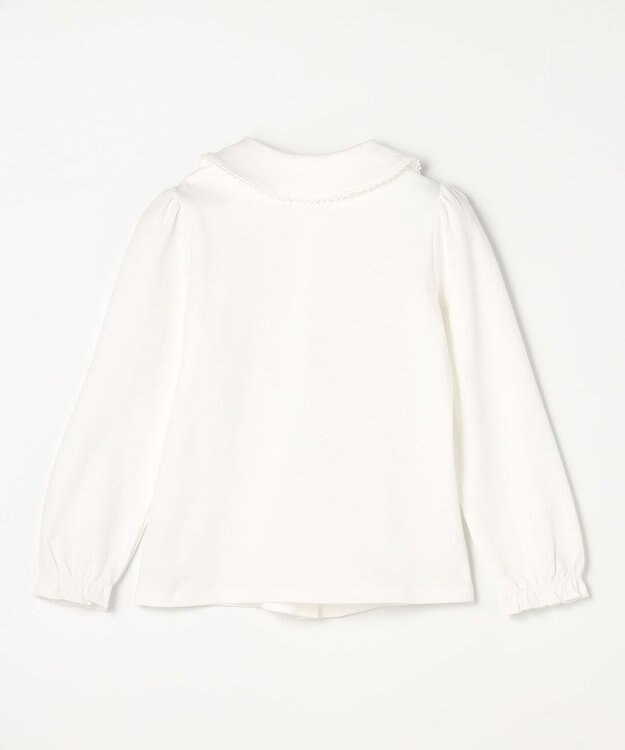 ANY KIDS 丸襟 カットソーブラウス ホワイト