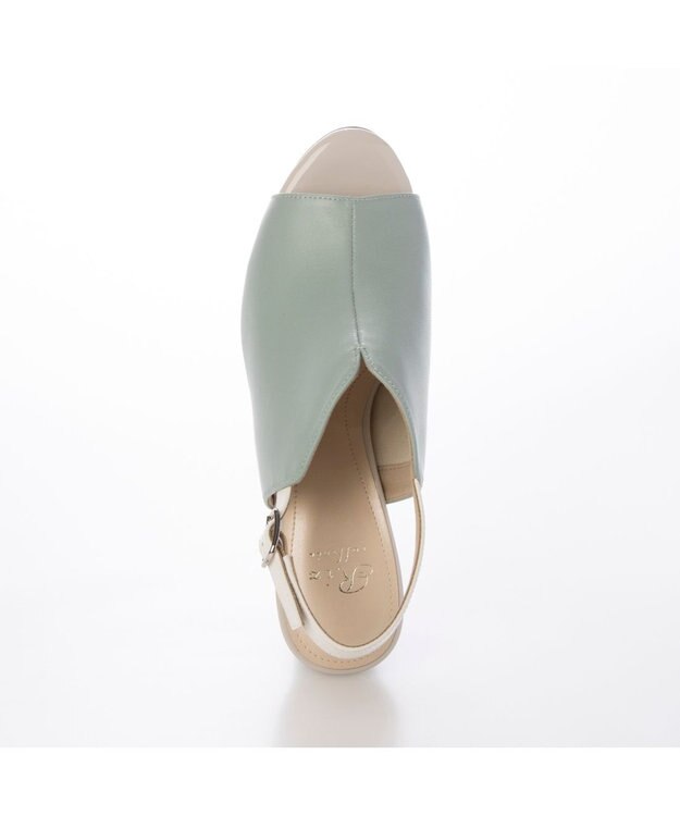 Riz raffinee <Riz raffinee>カバードサンダル ライトグリーン