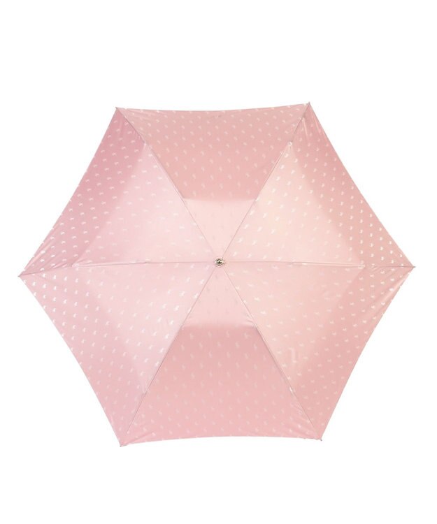 MOONBAT POLO RALPH LAUREN（ポロ ラルフローレン） 折りたたみ傘 PPジャカード ペールピンク