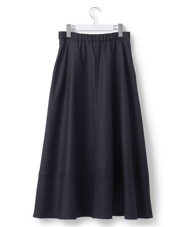 23区 【セットアップ対応】TWサキソニー フレア スカート ネイビー系