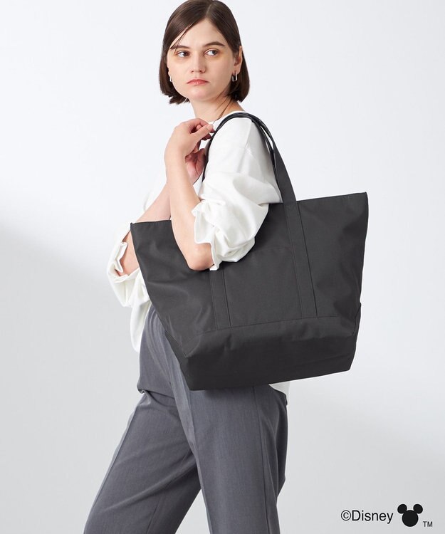 Y'SACCS 【Disney Collection】シルエットプリント2WAYトートバッグ ダークグレー