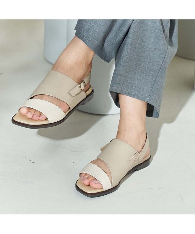 ing <ing>【WEB限定】【３E】ダブルベルトサンダル