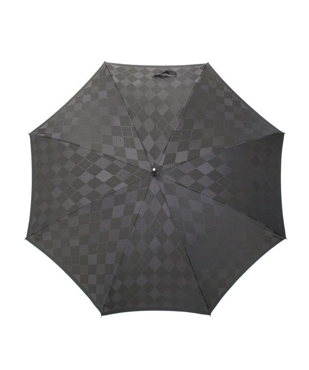 槇田商店 monotone アーガイル ブラック 長傘 クロ