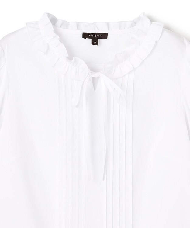 TOCCA 【百田夏菜子さん着用】【消臭】FRILL SYMPHONY ブラウス ホワイト系