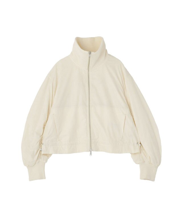 earth music&ecology 【WEB・一部店舗限定】レースリバーシブルブルゾン Ivory