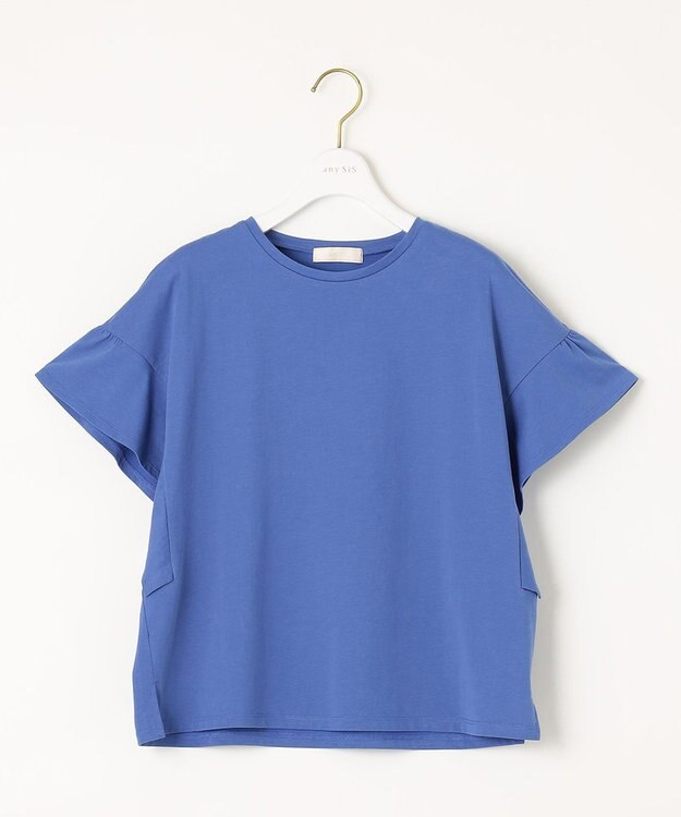 ANY SIS 【UVケア・接触冷感】冷感 Tシャツ ブルー
