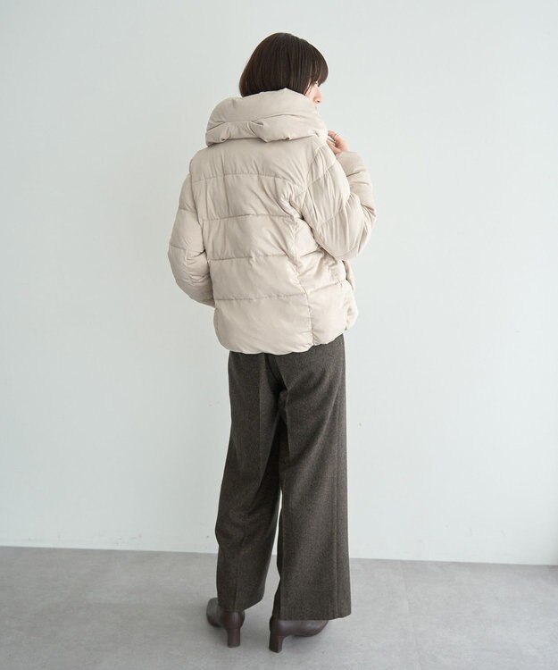 YECCA VECCA カチオンジャージーブルゾン Gray Beige