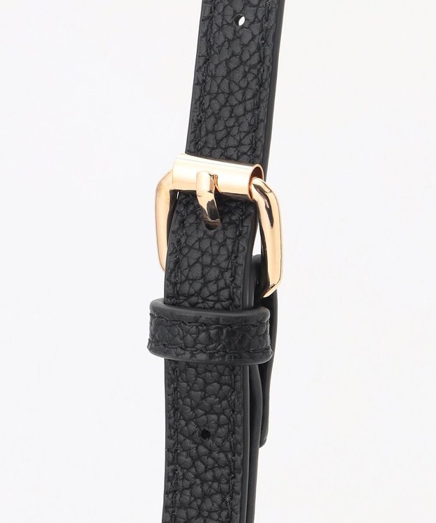 LA BAGAGERIE 【maison vert】 【軽量】リボンワイド２WAYショルダー ブラック