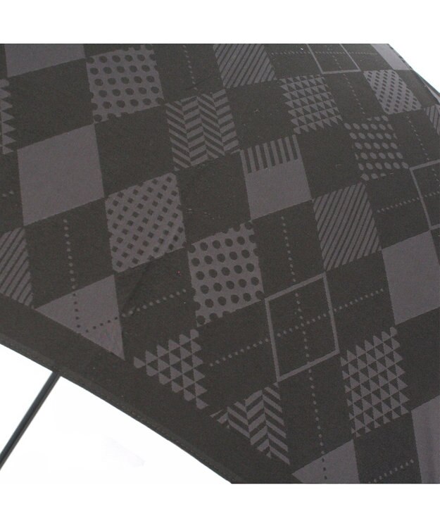 槇田商店 monotone アーガイル ブラック 長傘 クロ