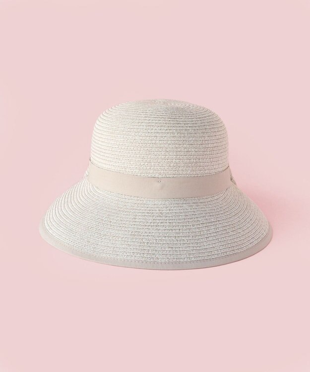 TOCCA 【UV97%以上カット・吸水速乾・抗菌防臭・洗える・サイズ調整可】BACK RIBBON HAT ハット ベージュ系