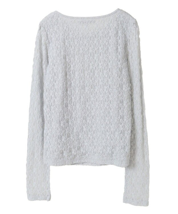 Green Parks ・ＳＵＧＡＲ　ＳＰＯＯＮ　ドレープレースプルオーバ Light Gray