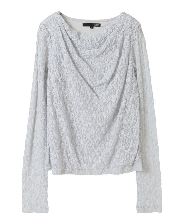 Green Parks ・ＳＵＧＡＲ　ＳＰＯＯＮ　ドレープレースプルオーバ Light Gray