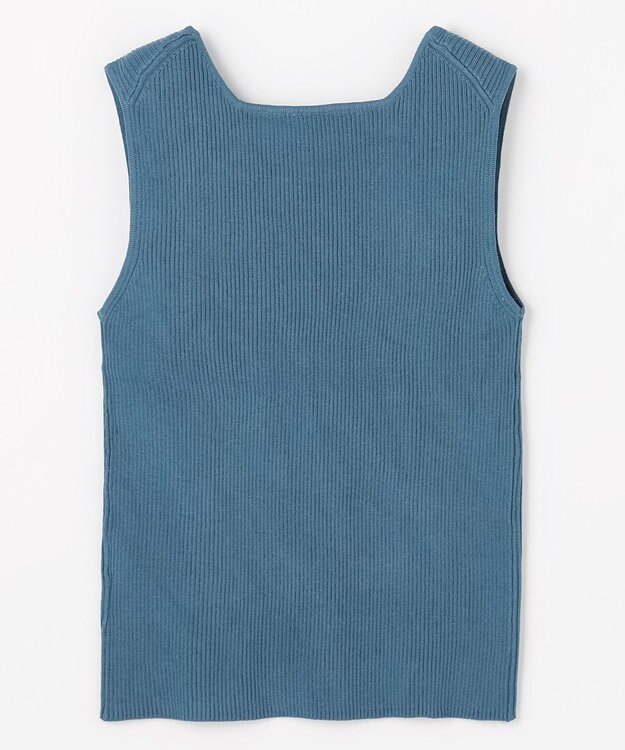 ANY ニットタンク ブルー