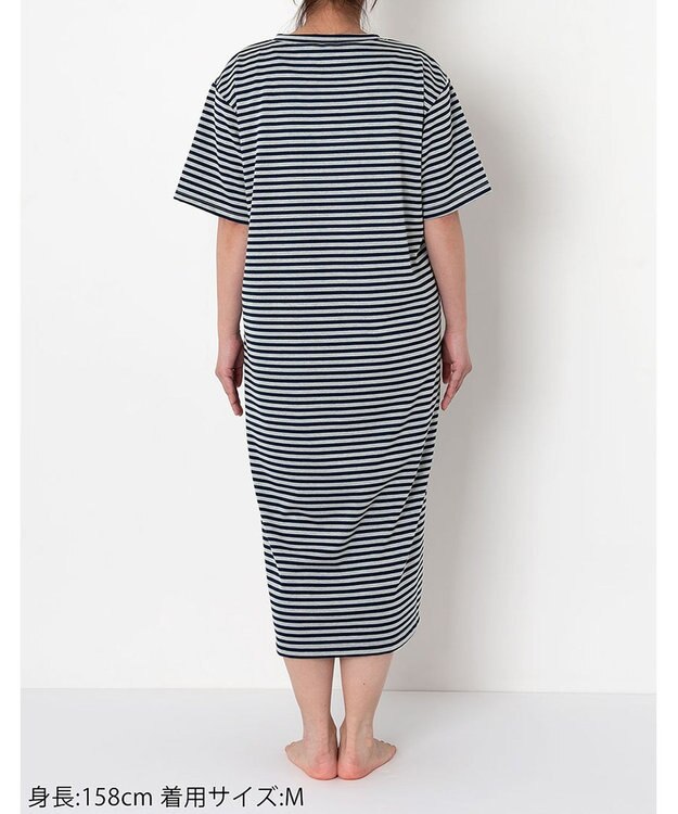 ワコール／睡眠科学 【ワンピース】　ネグリジェ　5分袖　肌のべとつきを軽減　吸汗速乾性　睡眠科学／ワコール　YNT140 コン