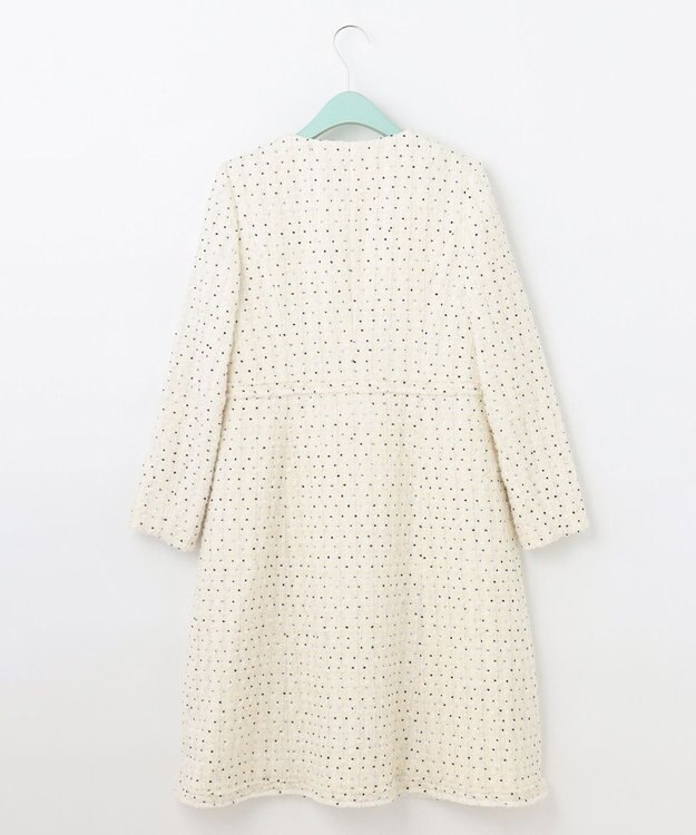 TOCCA 【消臭】SWEET TWINKLE ツイードコート アイボリー系