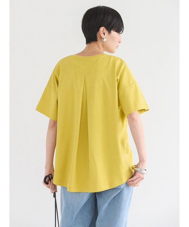 AMERICAN HOLIC 接触冷感バックタックポンチプルオーバー Yellow