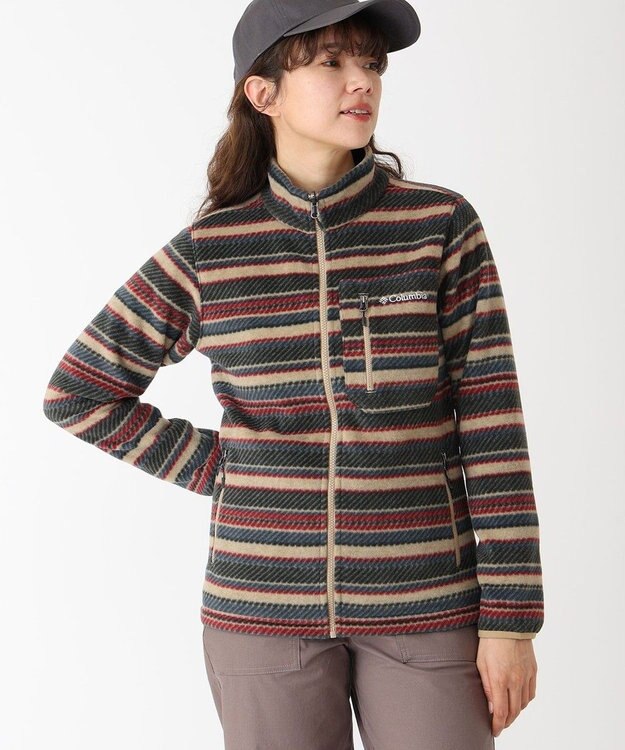 Columbia Columbia/ ウィメンズバックアイスプリングスIIジャケット /コロンビア Beach Border Print
