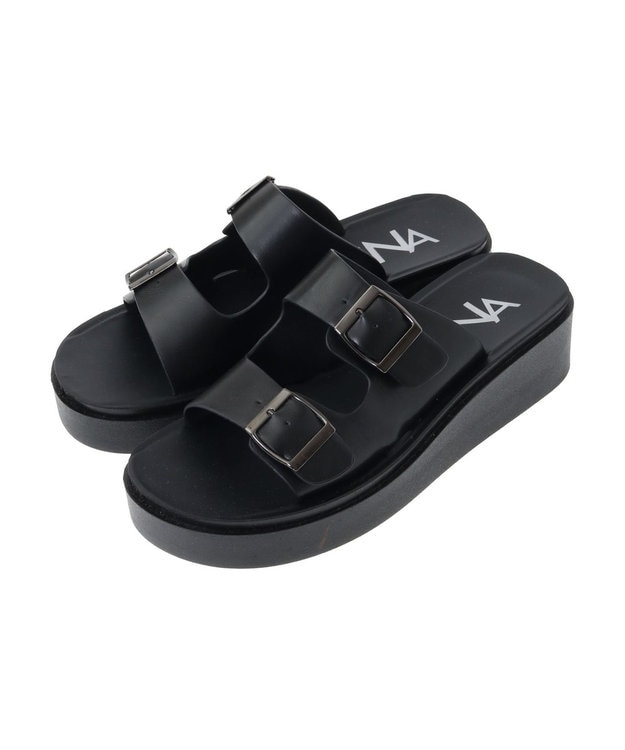 Green Parks ・ＬＥＮＡ　バックル付サンダル Black