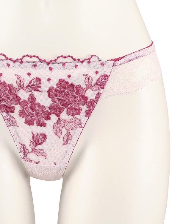 San-ai Resort（三愛水着楽園） エレガントコレクション  【2412】 Tバックショーツ ピンク