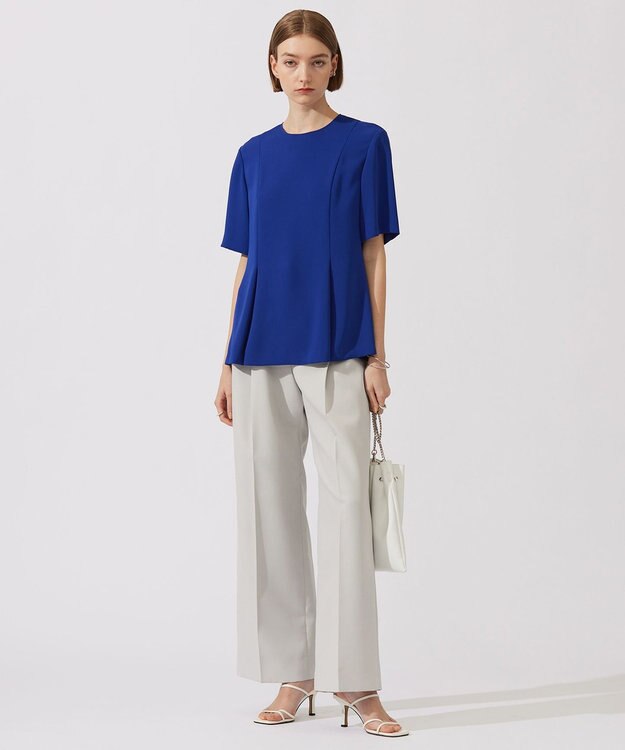 ICB 【洗える】ドライギャバ ワイドグルカパンツ トープ系